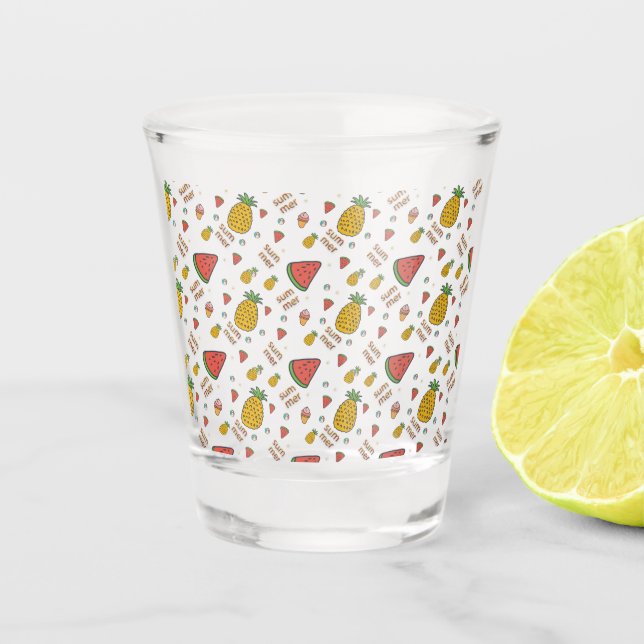 Vaso De Chupito piña divertida (Anverso)