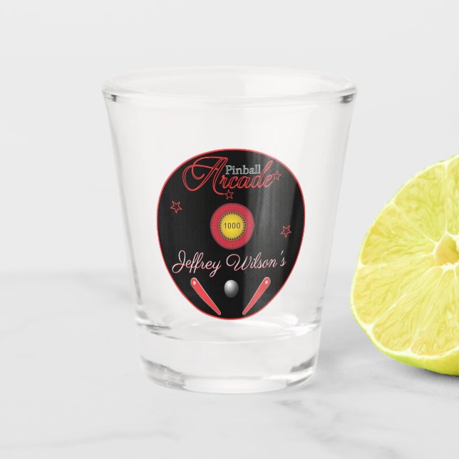 Vaso De Chupito Pinball Arcade Drinkware (Anverso)