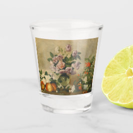 Vaso De Chupito Pink and White Peony Flowers (Peonies Still Life)