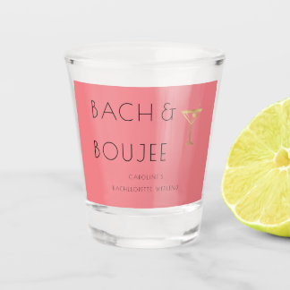 Vaso De Chupito Pink Bach y Boujee Bachelorette Party