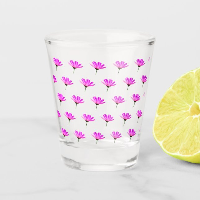 Vaso De Chupito Pink Daisy (Anverso)