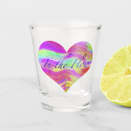 Vaso De Chupito Pink Green Heart