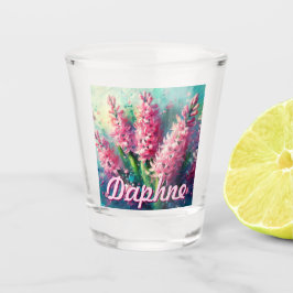 Vaso De Chupito Pink Hyacinths Hyacinth Floral Personalized