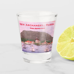 Vaso De Chupito Pintura de nuevo arcángel, Rusia (Sitka)