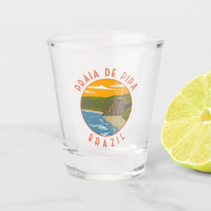Vaso De Chupito Pipa Beach Brasil Viaje a la Vintage de Arte