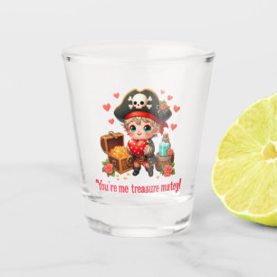 Vaso De Chupito Pirata lindo del día de San Valentín