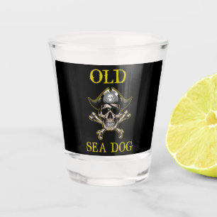 VASO DE CHUPITO PIRATAS DE PERRO CARRIBEÑO DE MAR