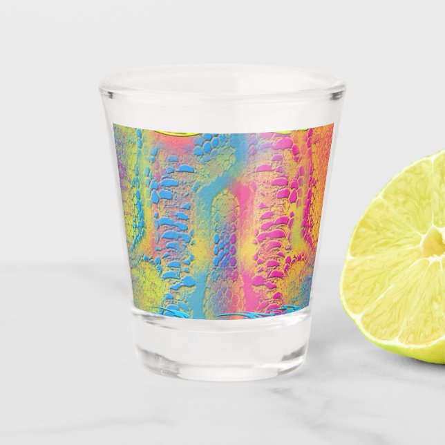Vaso De Chupito PIRÓN - fractal decorativo moderno - (Anverso)