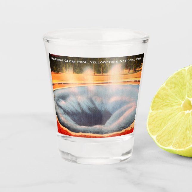 Vaso De Chupito Piscina de gloria matutina, Parque Nacional Yellow (Anverso)