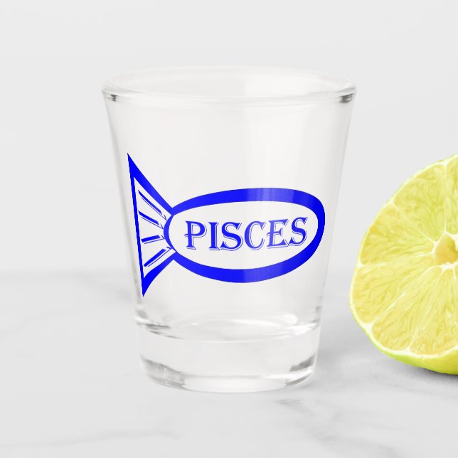 Vaso De Chupito Piscis Star Sign Fish (Anverso)
