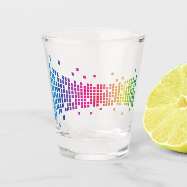 Vaso De Chupito Pixel Pop (Anverso)