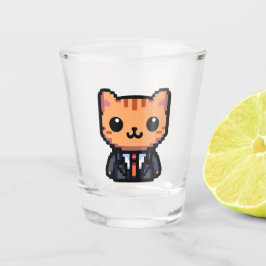 Vaso De Chupito Pixel Purrfection Cat