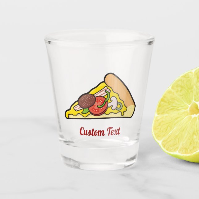 Vaso De Chupito Pizza Slice (Anverso)