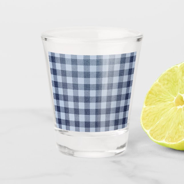 Vaso De Chupito Placa azul (Anverso)