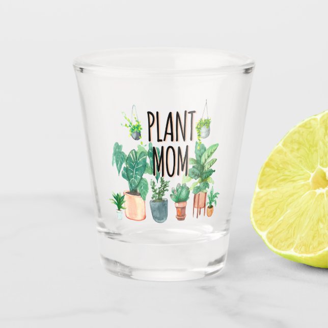 Vaso De Chupito Planta Mamá -Jardinería, Regalo De Plantador Para  (Anverso)