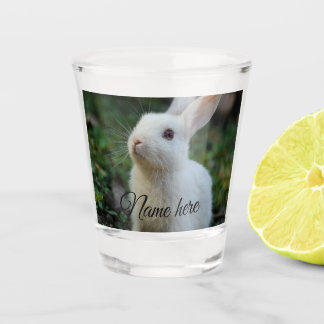 Vaso De Chupito Plantilla de foto de nombre de mascota simple de p