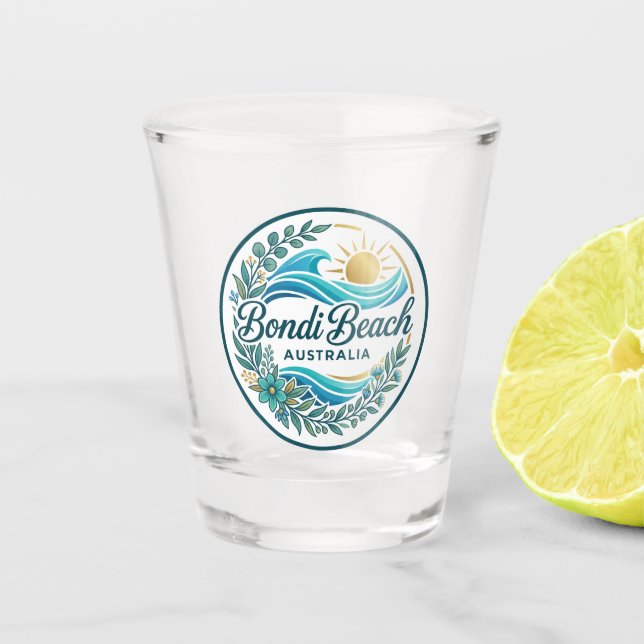 Vaso De Chupito Playa Bondi Australia (Anverso)