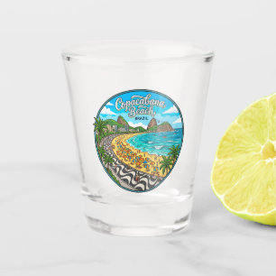 Vaso De Chupito Playa Copacabana Brasil