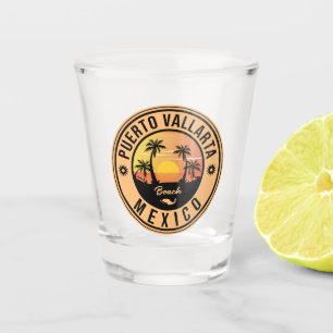 Vaso De Chupito Playa de Puerto Vallarta México. Playa Mexicana