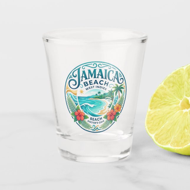 Vaso De Chupito Playa Jamaica (Anverso)