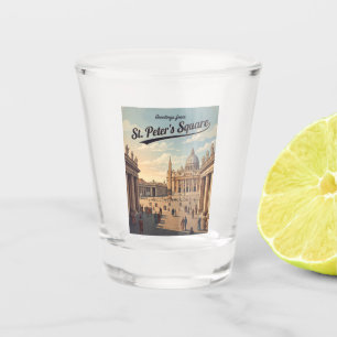 Vaso De Chupito Plaza de San Pedro Ciudad del Vaticano