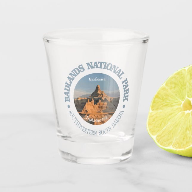 Vaso De Chupito PNM de Badlands (Anverso)