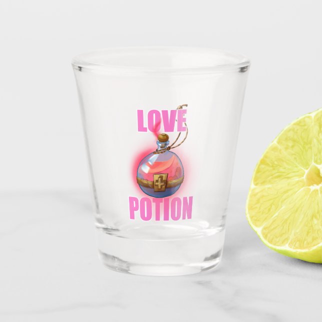 Vaso De Chupito Poción de amor (Anverso)