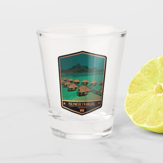 Vaso De Chupito Polinesia Francesa (Anverso)
