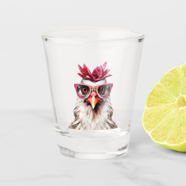 Vaso De Chupito Pollo Divertido (Anverso)