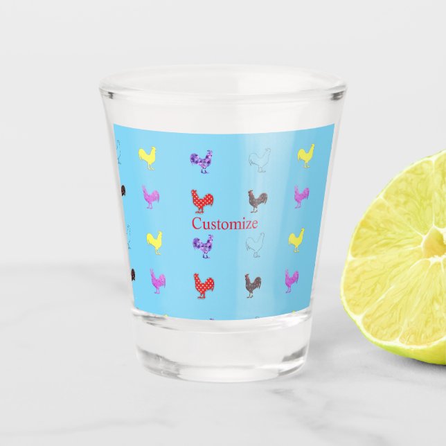 Vaso De Chupito Pollo Hens Thunder_Cove (Anverso)