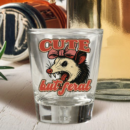 Vaso De Chupito Possum dulce pero fértil: Humor sarcástico vintage