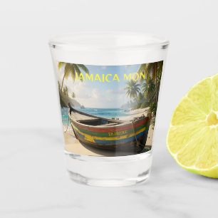 Vaso De Chupito postal de Jamaica mon