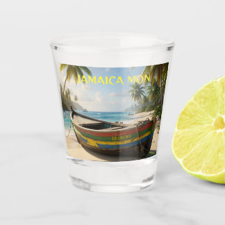 Vaso De Chupito postal de Jamaica mon