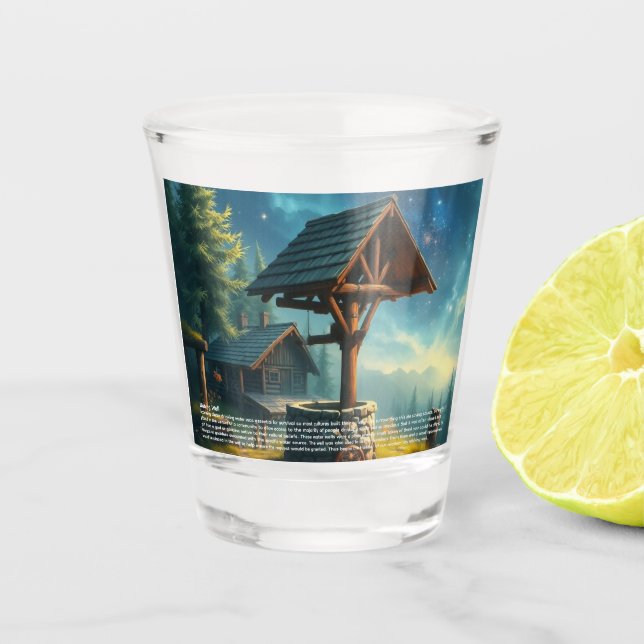 Vaso De Chupito Pozo de los Deseos (Anverso)