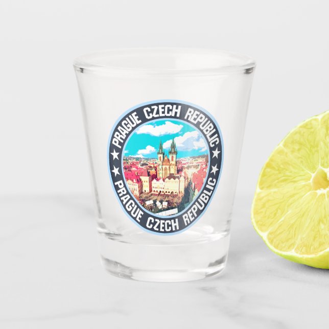 Vaso De Chupito Praga (Anverso)