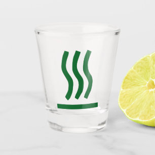 Vaso De Chupito Precaución: Glass de superficie caliente - Diseño