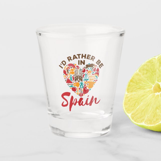 Vaso De Chupito Prefiero Estar En España (Anverso)