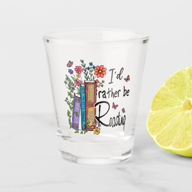 Vaso De Chupito Prefiero Leer (Anverso)