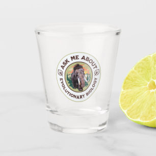 Vaso De Chupito Pregúntame sobre biología evolutiva Mamut lanudo