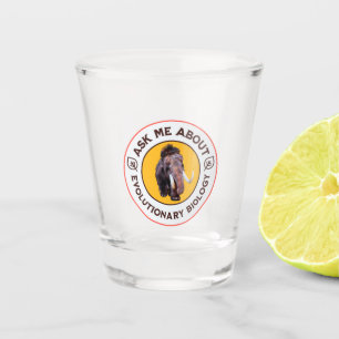 Vaso De Chupito Pregúntame sobre biología evolutiva Mamut lanudo