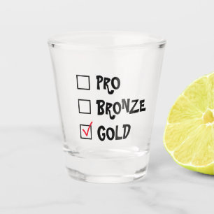 Vaso De Chupito Pro Bronce Gold
