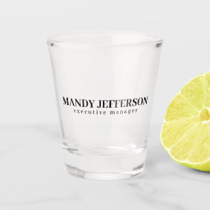 Vaso De Chupito Profesional elegante moderno minimalista añadir no