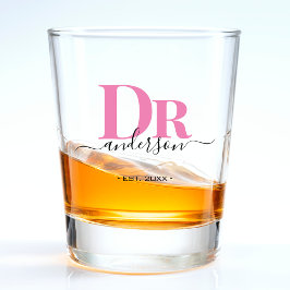 Vaso De Chupito Profesional médico Médica Rosado