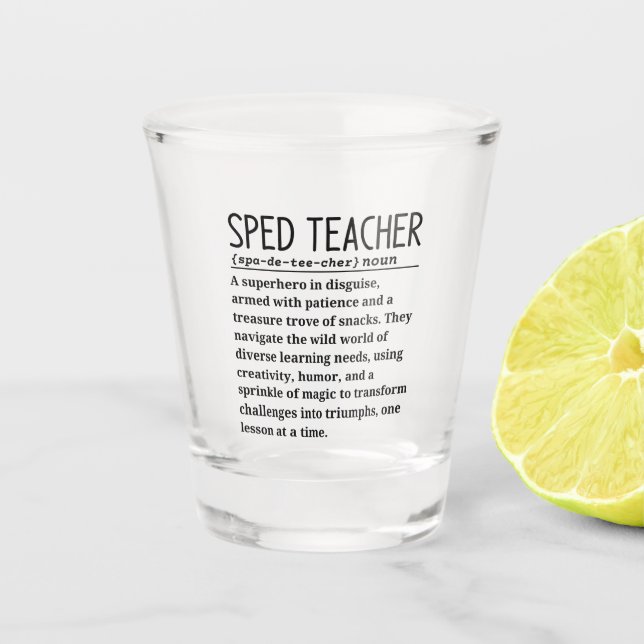 Vaso De Chupito Profesor de Sped (Anverso)
