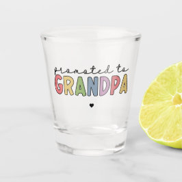 Vaso De Chupito Promocionado al abuelo como nuevo abuelo para ser 