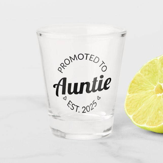 Vaso De Chupito Promovido A La Tía Este. I 2025 (Anverso)