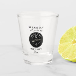 Vaso De Chupito Propuesta de Padrino de Bodas para Amigos del Novi