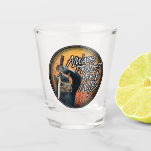 Vaso De Chupito Proteja siempre tus nueces - ardilla de ninja dive