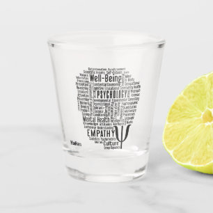 Vaso De Chupito PSYCHOLOGY Word Cloud nombre personalizado