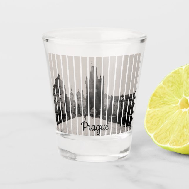 Vaso De Chupito Puente Carlos de Praga (Anverso)